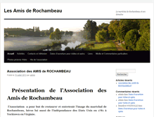 Tablet Screenshot of lesamisderochambeau.org